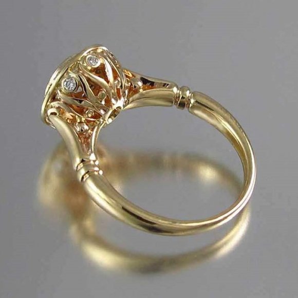 Hera Bridal Set - Solid Brass - AAA Austrian CZ - Picture 6 of 8